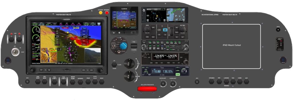 Instrument Panel, Garmin G3X, Garmin G5, Lynx NGT 9000